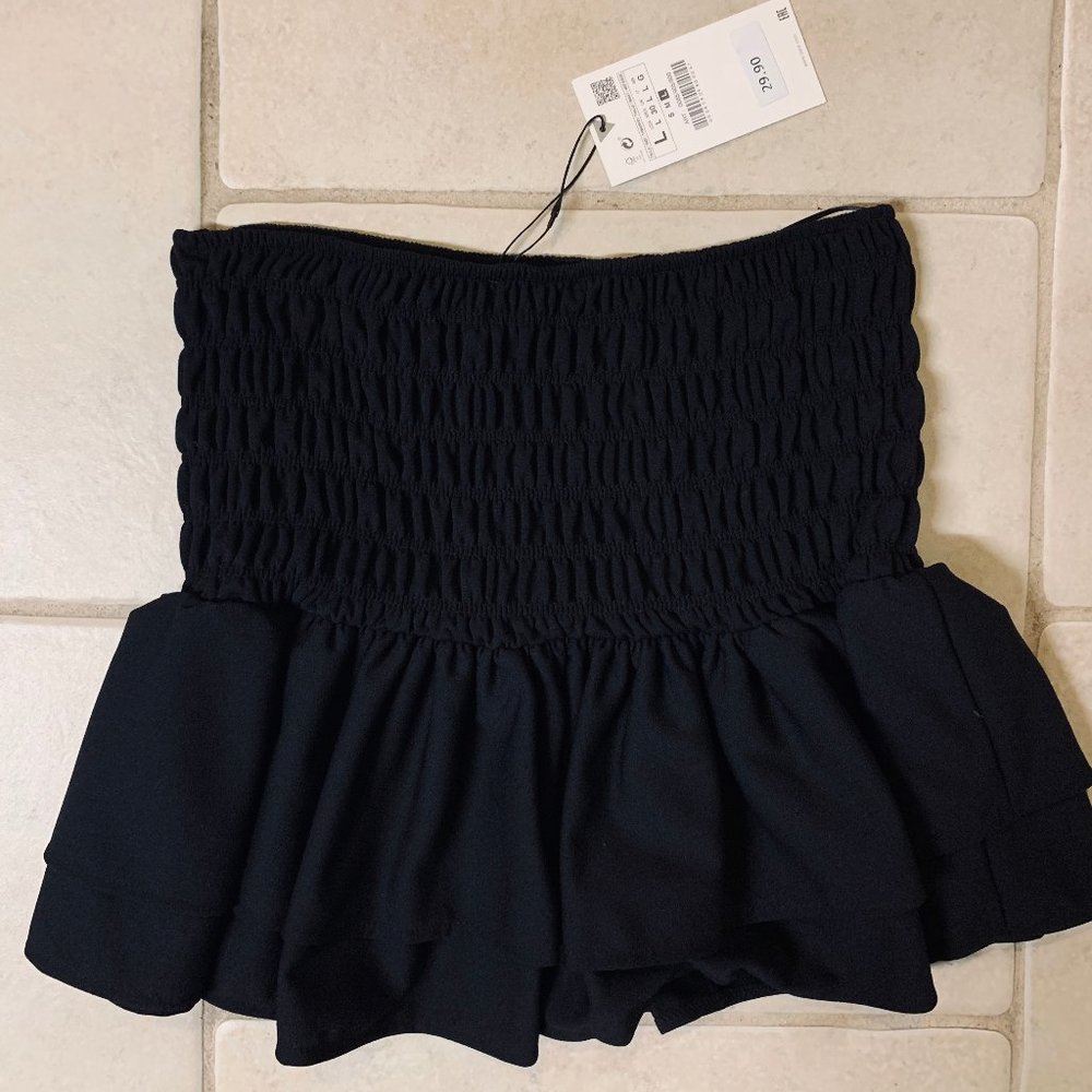 Zara Ruffled Mini Skirt - Picture 2 of 6